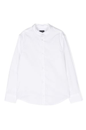 camicia in lino bianco FAY KIDS | FU5P00P0013100